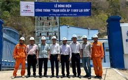 EVNSPC đóng điện, vận hành Trạm biến áp 110kV Lại Sơn