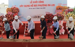 Phường An Lạc khởi công hồ bơi hơn 121 tỉ đồng, phục vụ thanh thiếu nhi và cộng đồng