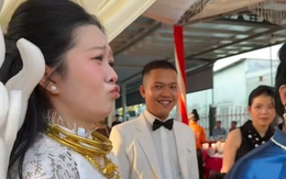 Thấy trên mạng bày mẹo chu môi là nín khóc, cô dâu bắt chước nhưng cái kết lạ lắm