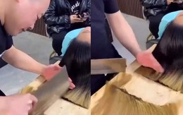 Cao thủ cắt tóc bằng dao phay