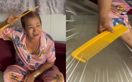 Mẹ hoảng hồn khi con gái mua cho cây lược khổng lồ
