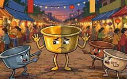 Thành ngữ ám chỉ thật giả lẫn lộn này là gì?