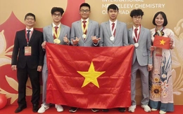 Đội tuyển học sinh Việt Nam giành giải cao tại 'kỳ thi hóa học khó nhất hành tinh'
