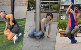 Thử thách 'kẹp chân leo cột đèn' là gì mà phải... né lẹ?