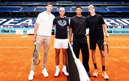 Sao quần vợt và Real Madrid hội tụ trên… sân đất nện