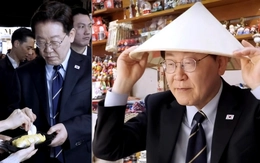 Tổng thống Hàn Quốc đội nón lá, thích thú thưởng thức sầu riêng