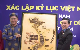 Chiêm ngưỡng bản đồ Việt Nam từ xôi nước cốt dừa