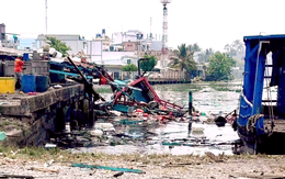 Cháy nổ tàu cá ở An Giang khiến 5 người bị thương