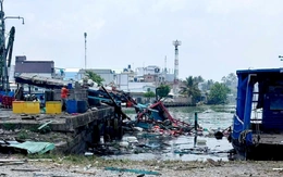 Cháy nổ tàu cá ở An Giang khiến 5 người bị thương