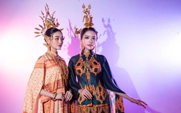 Việt Hùng kể chuyện văn hóa Chăm Pa trên tà áo dài Việt