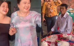 Cảm xúc của ba khi thấy mẹ trang điểm sau 30 năm kể từ ngày cưới