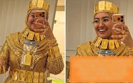 Có thật không hình ảnh cô dâu Dubai phủ vàng từ đầu đến chân?
