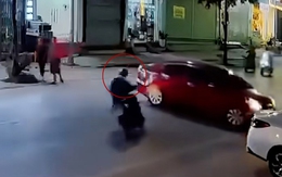 Pha tránh ô tô cực mượt và cái kết đi vào lòng đất