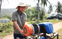 Biến phế liệu thành máy móc phục vụ nuôi tôm 'siêu' tiết kiệm điện