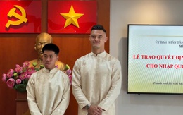 Hai cầu thủ Việt kiều Khoa Ngô và Lê Giang Patrik nhập quốc tịch Việt Nam