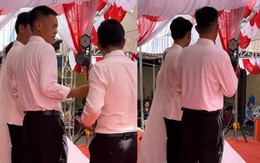 Phát biểu ở đám cưới, ông chú 'run cầm cập' khiến dân mạng bật cười