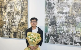 Hai tuần đắm đuối vẽ chân dung Bùi Xuân Phái của họa sĩ Thái Lan Vichit Nongnual