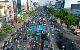 Đường Cộng Hòa thoáng hơn trong sáng đầu tuần sau 3 ngày mở làn đảo chiều