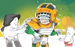 Shipper đi giao hàng như chơi bóng bầu dục