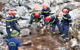 Tìm thấy thi thể hai nạn nhân mất tích trong vụ sạt lở mỏ đá ở Thanh Hóa