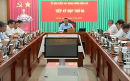 Bộ Chính trị quy định mới về nhiệm vụ của Cơ quan Ủy ban Kiểm tra Trung ương