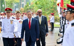 Lễ đón Tổng Bí thư, Chủ tịch nước Tô Lâm và Phu nhân tại Singapore