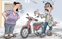 Chồng bợm nhậu đổ lỗi cho xăng E10