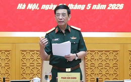 Đại tướng Phan Văn Giang chủ trì hội nghị Thường vụ Quân ủy Trung ương mở rộng