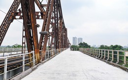 Diện mạo mới của cầu Long Biên sau thời gian cấm xe để sửa chữa