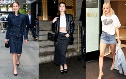 Biến hóa phong cách hè với 6 bản phối chân váy jeans