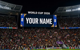 Cái giá để fan hiện tên trên màn hình World Cup: 79 USD