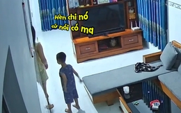 Ba mẹ con 'lạnh sống lưng' khi thấy 'bóng đen' trong nhà