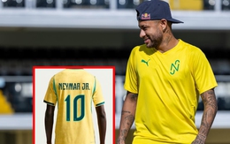 Xôn xao chỉ vì áo đấu của Neymar có... dấu chấm