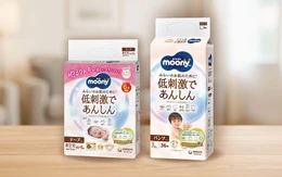 Trọn bộ sản phẩm Tã Moony Dịu Nhẹ - Chăm sóc da cho bé
