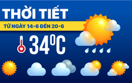 Dự báo thời tiết từ 14 đến 20-6: Bắc Bộ vào đợt mưa to, Trung Bộ nắng, Nam Bộ mưa chiều