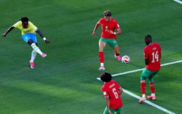 Xem lại bàn gỡ hòa đẹp mắt của Vinicius trận Brazil đấu với Morocco ở bảng C