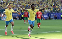 Khoảnh khắc ngôi sao của Vinicius giúp Brazil hòa Morocco ở trận ra quân World Cup 2026