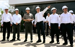 Bí thư Thành ủy TP.HCM Trần Lưu Quang kiểm tra tiến độ dự án Trung tâm hành chính TP.HCM