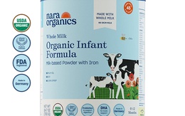 Hãng Nara Organics thu hồi sữa nghi nhiễm độc tố botulinum