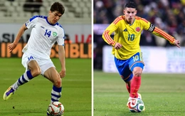 Trực tuyến Uzbekistan - Colombia (9h): Thử thách cho đại diện châu Á