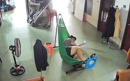 Chàng trai ngã 'dập mông' vì nằm đứt võng