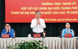 TP.HCM gặp mặt các đoàn đại biểu tham dự Đại hội toàn quốc các tổ chức chính trị - xã hội