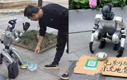 Quá lắm rồi, 'robot ăn xin' bất ngờ xuất hiện trên đường phố Trung Quốc