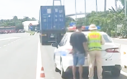 Xử phạt nhiều trường hợp dừng, đỗ xe trái quy định trên cao tốc Trung Lương - Mỹ Thuận - Cần Thơ