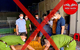 Đã xác định người phát tán tin giả về tôm khô làm từ cao su non
