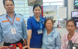Nữ bệnh nhân vui mừng nhận lại số vàng lớn đánh rơi tại Bệnh viện Thống Nhất
