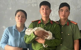 Bé trai 3 ngày tuổi bị bỏ rơi trước chùa Hoằng Phúc kèm tờ giấy ghi 'con là sinh viên'