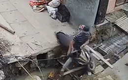 Thanh niên ngã sấp mặt vì quá tin tưởng 'chiếc cầu'