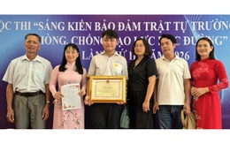 Học sinh Trường THPT Dương Văn Thì, TP.HCM đoạt giải nhất thi sáng kiến phòng chống bạo lực học đường