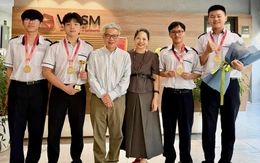 4 học sinh trường chuyên Lương Văn Chánh vô địch kỳ thi Mô hình hóa Toán học Việt Nam